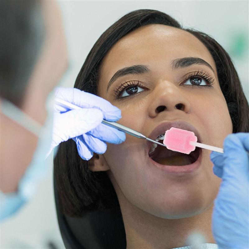 Cotons-tiges buccaux jetables, éponge nettoyante pour la bouche, soins pour bébés, brosse à dents dentaire stérile, bâtonnets de langue pour nourrissons