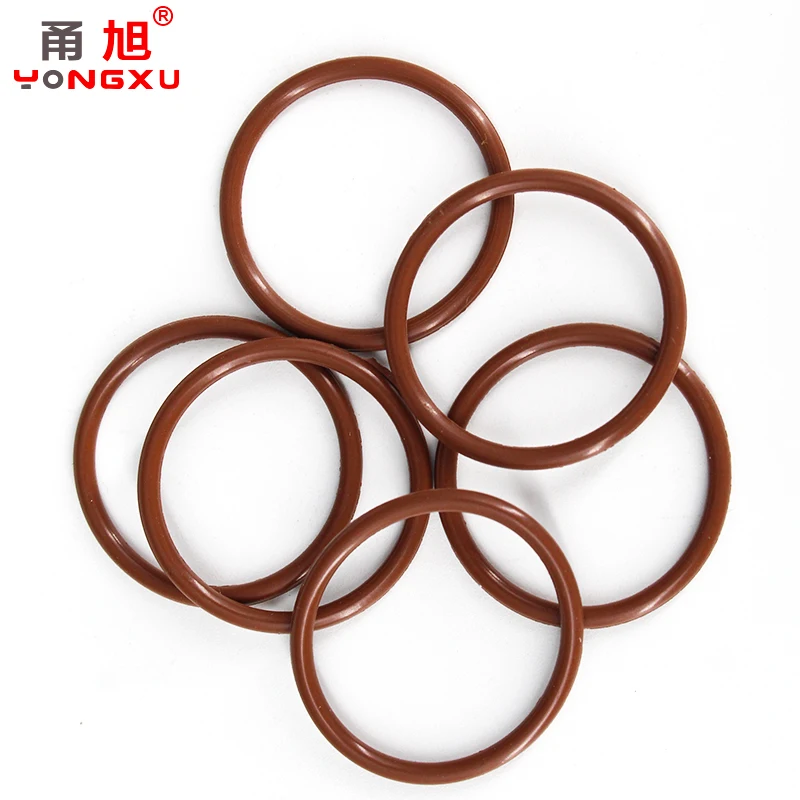 FKM O Nhẫn Ấn Miếng Đệm Dày CS1.9/2.4/3.1Mm OD5-30mm FPM Dầu Pressuer Và Chống Mòn Ô Tô fluororubber Chữ Ô 70A