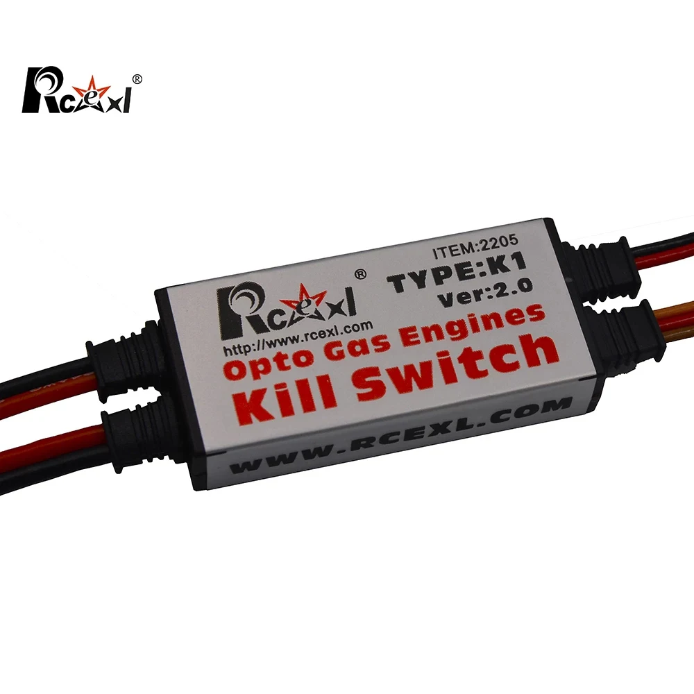 Rcexl Opto Gas Engine Kill Switch Arrêt Version 2.0 pour avion à essence RC