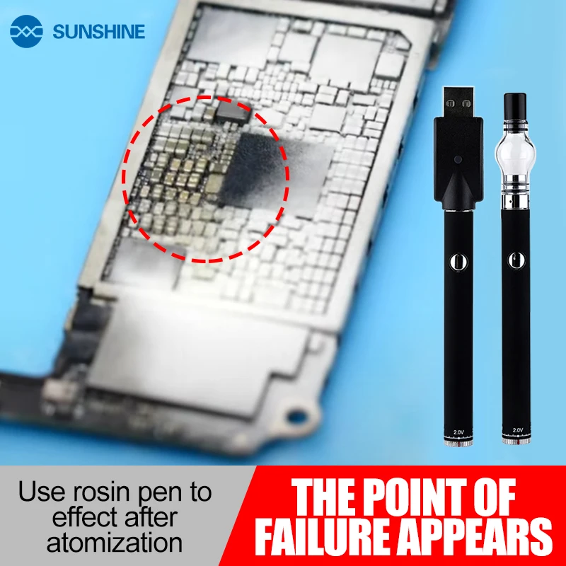 Nhựa Thông Atomizer Ngắn Mạch Báo Cho Bo Mạch Chủ Sửa Chữa Máy Phun Nhựa Thông Adapter Thông Lượng Bút Dụng Cụ Sửa Chữa Không Cần Hàn