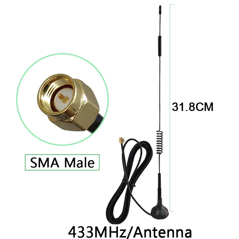 EOTH 1 2 Chiếc 433Mhz Anten 12dbi Sma Đực Lora Antene Tổng Đài Iot Mô Đun Lorawan Đầu Thu Tín Hiệu Antena Cao tăng