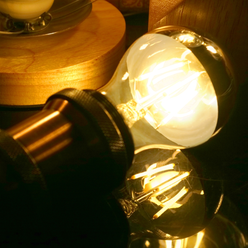 E14 E27 Spiegel Silber Retro Edison LED Glühbirne 4W G45 A60 ST64 G80 G95 Vintage Filament Lampada LED Lampe warmweiße Beleuchtung
