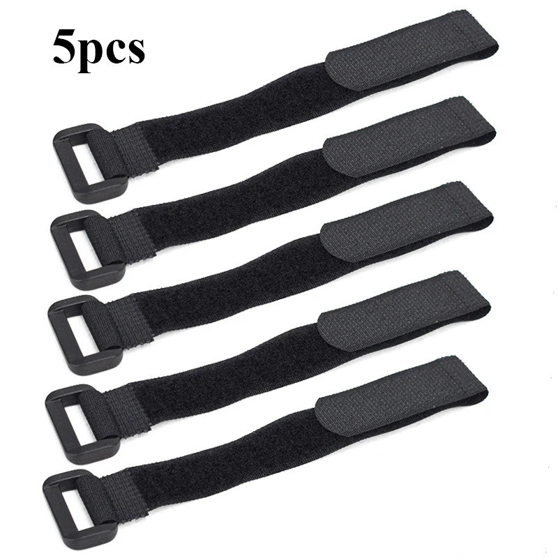 5 unids/lote soporte de correa para manillar de bicicleta linterna de ciclismo ataduras de cuerda Universal lazo adhesivo de nailon artículos fijos correa de bicicleta