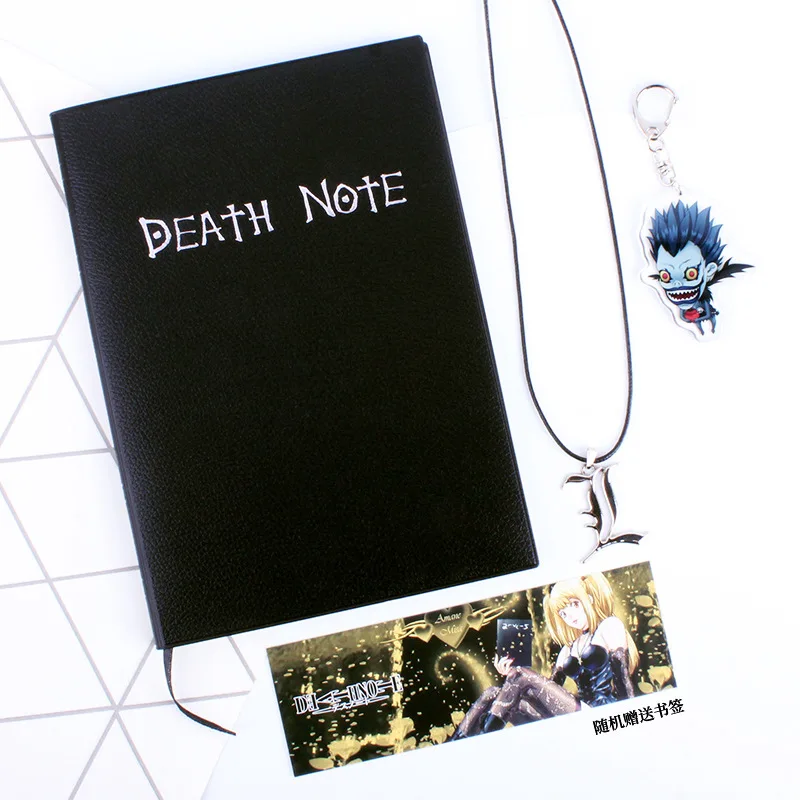 A5 Anime Death Note Notebook Set Leather Journal Collectable Death Note Notebook School Large Anime Theme Writing Journal