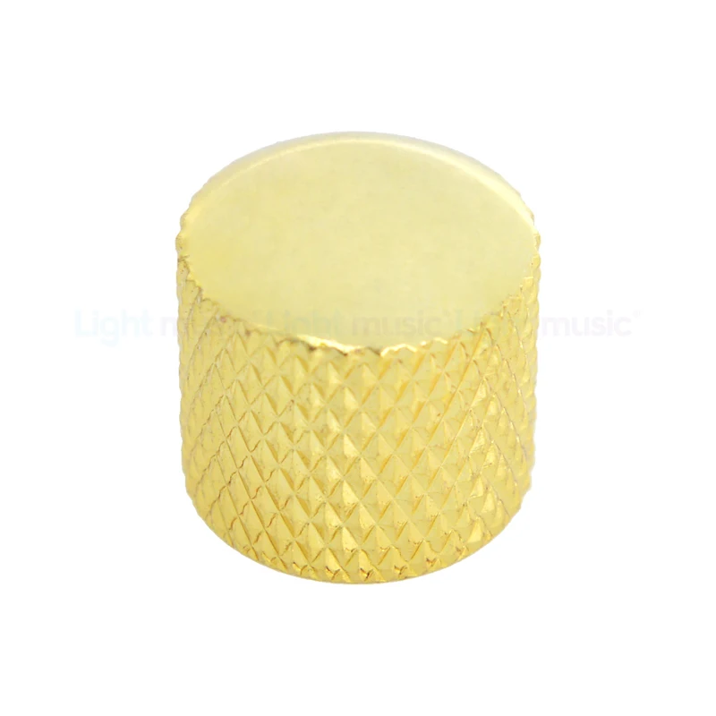 2 ชิ้น 6 มิลลิเมตรโลหะ Dome Tone กีตาร์ Volume Tone Knobs Potentiometer ปุ่มควบคุมสําหรับกีตาร์ไฟฟ้าเบส