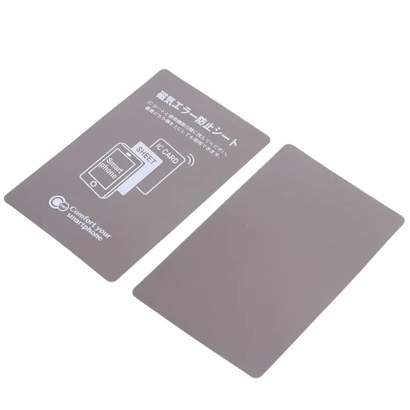2022 Mới Màu Xám Chống Kim Loại Từ Miếng Dán NFC Paster Cho Iphone Di Bus Điều Khiển Truy Cập Thẻ IC Card bảo Vệ Đồ Dùng