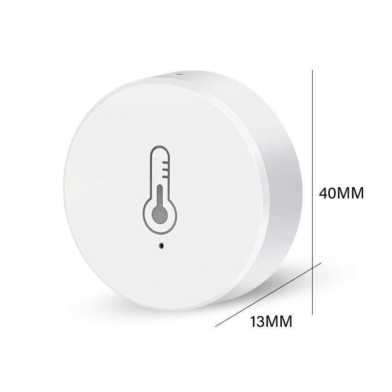 Xiaomi-Sensor inteligente de temperatura y humedad Tuya ZigBee 3,0, Control por aplicación remota, funciona con Alexa y Google Home