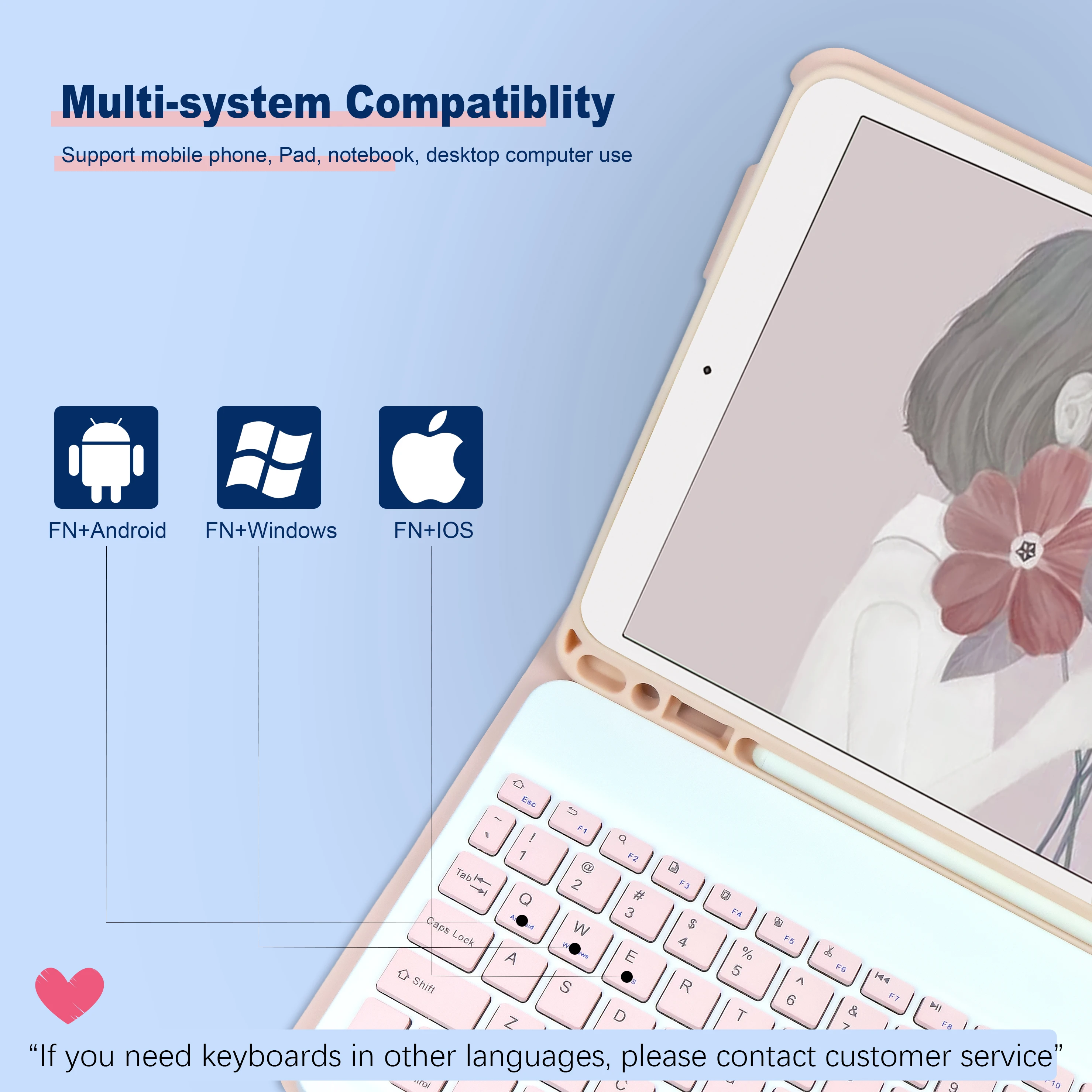 Bàn Phím Chuột Không Dây Magic Cho iPad Pro 11 2021 2020 Không Khí 4 10.2 9th 8th Thế Hệ Ốp Lưng Mini 6 không Khí 2 Bàn Phím Bluetooth