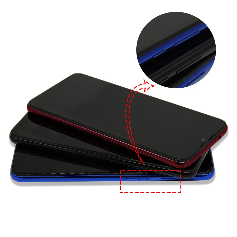 6.3 "สำหรับ Xiaomi redmi Note 7 M1901F7G LCD อะไหล่ทดแทนหน้าจอสัมผัส Digitizer สำหรับ redmi Note 7 Pro M1901F7S LCD