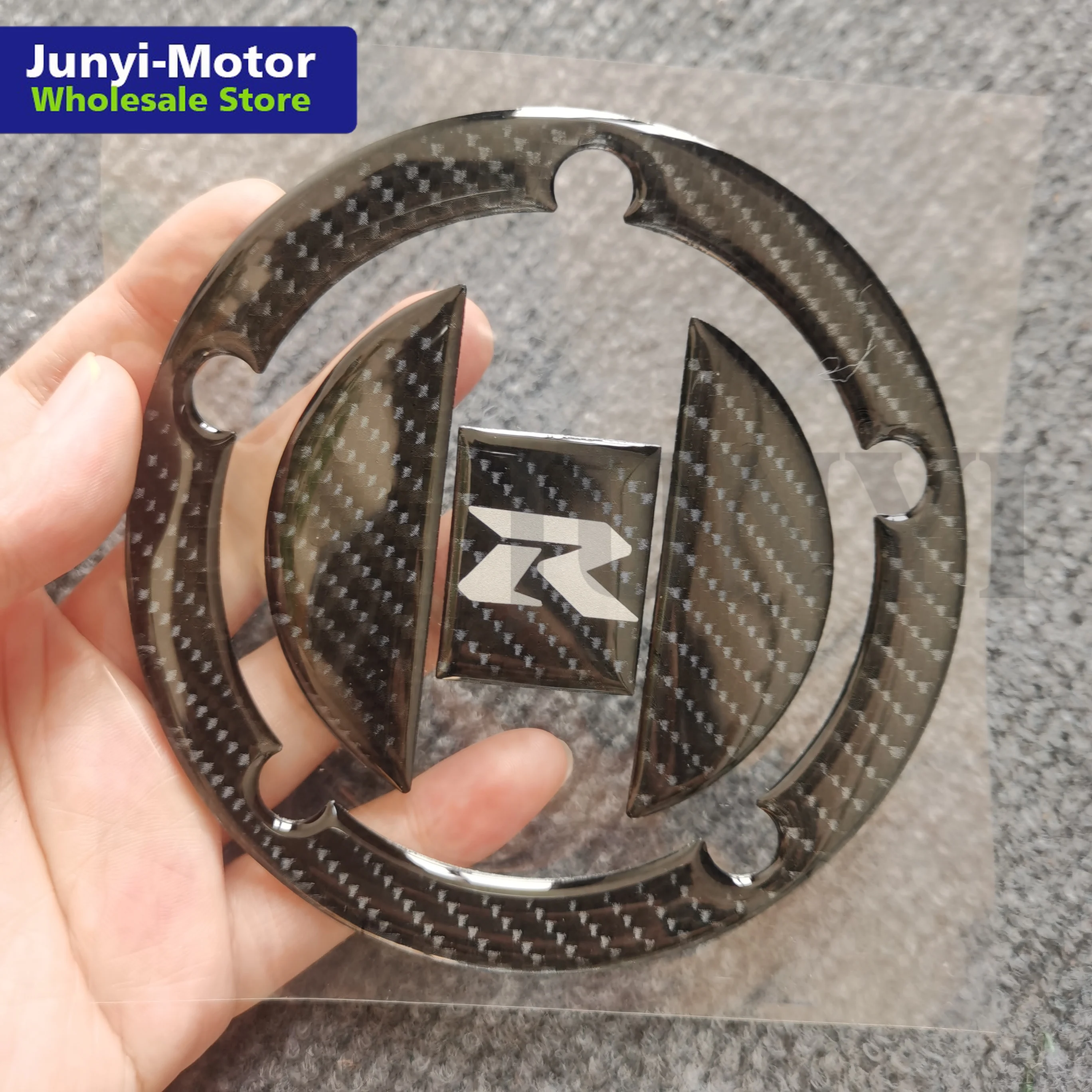 3D Sợi Carbon Bình Nhiên Liệu Bao Da Nắp Miếng Dán Kính Cường Lực Cho Suzuki GSXR GSX-R 600 750 1000 GSX1300R SV1000 SV650 Đua Xe Máy decal