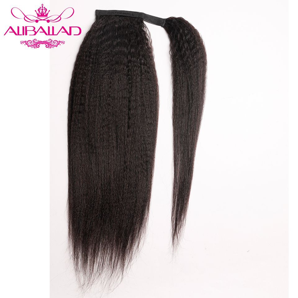 ポニーテールの形をしたブラジルのかつら,自然な髪,ポニーテールのクリップ付き,女性用,120g