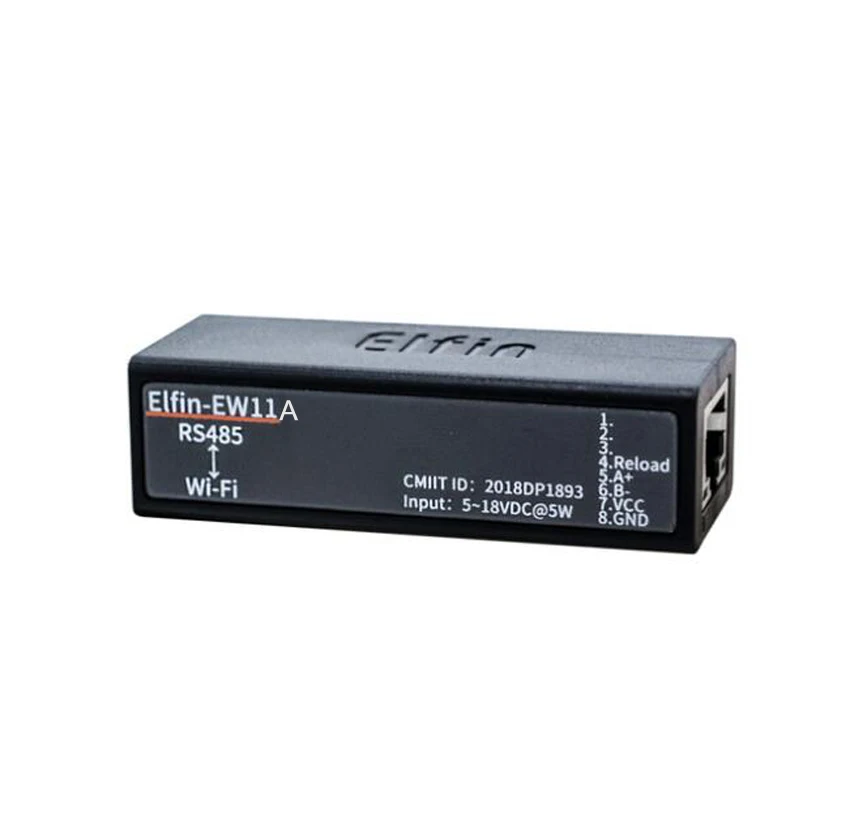 Dispositivos de rede sem fio EW11A Modbus TPC RJ45 RS485 para servidor serial WIFI DTU