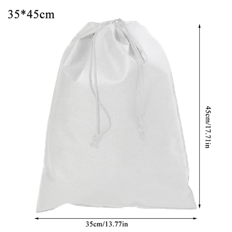 Paquete impermeable, bolsa organizadora de almacenamiento con bolsillo para zapatos, tela no tejida, bolsas con cordón, bolsa de aseo, funda nueva