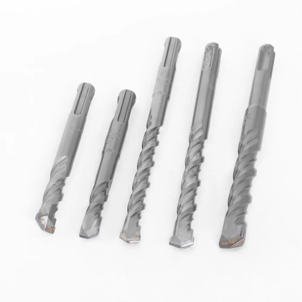 10 Chiếc Búa Điện Mũi Khoan Bê Tông SDS Plus Bộ Mũi Khoan 160Mm Cho Tường Bê Tông Gạch Khối Nề Cưa Lỗ Khoan bit 4Mm 5Mm 6Mm 018