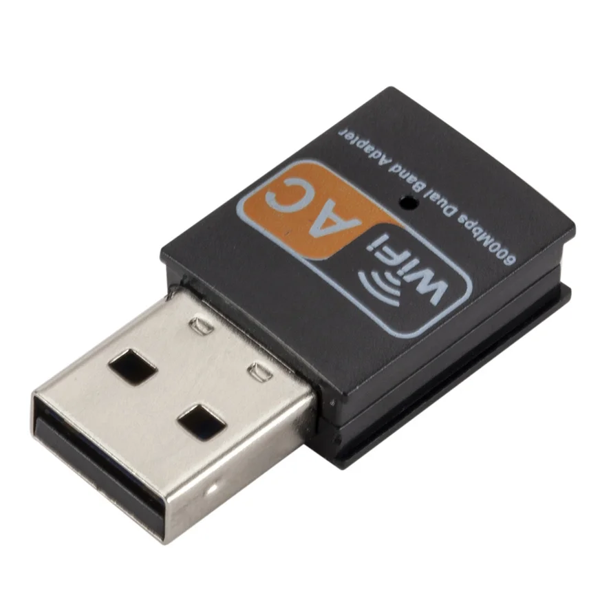 USB Băng Tần Kép Wifi 600Mbps Bluetooth 802.11ac Mini Phát Wifi Di Động Mạng 2.4G/5GHz không Dây Thẻ PC/Loptop