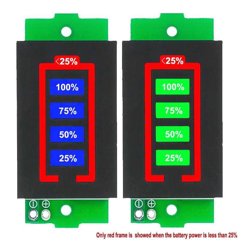 1S-4S-8S シングル 3.7V リチウム電池容量インジケーターモジュール 4.2V ブルーディスプレイ電気自動車バッテリー電力テスターリチウムイオン