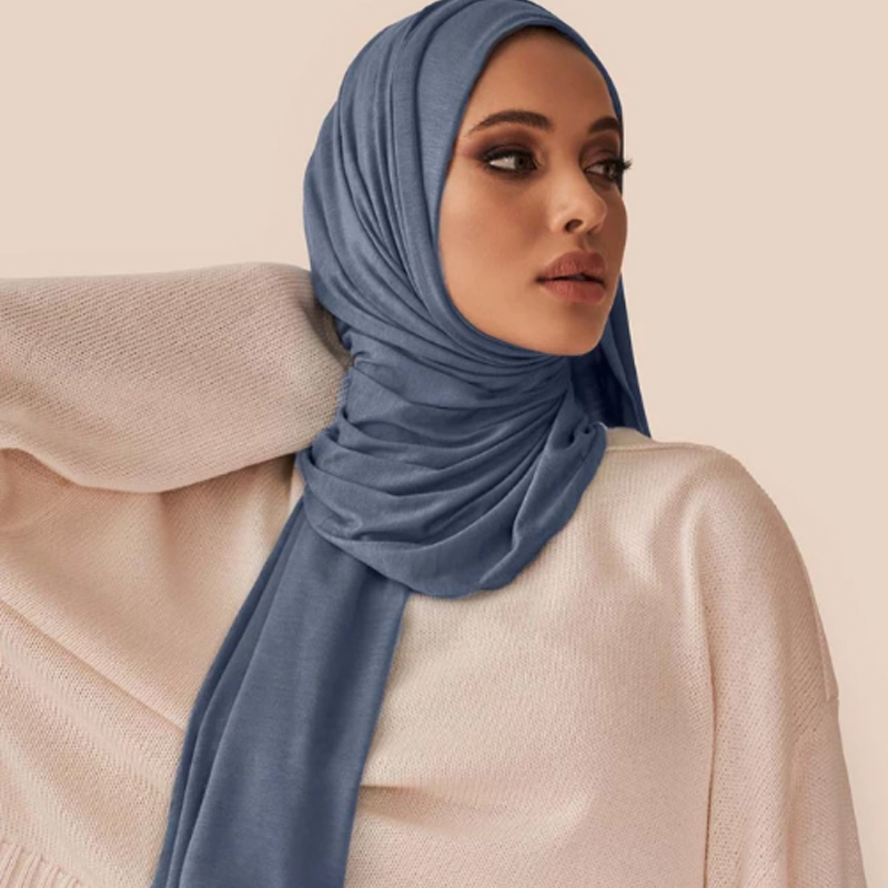 Quente muçulmano moda mulher macio hijabs cachecol xale simples algodão jérsei cachecóis turbante feminino longo xales cabeça envoltório bandana abaya