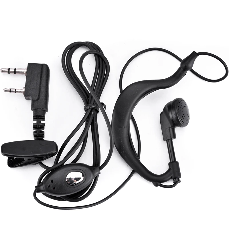 5 uds Baofeng UV-5R auriculares Ham Radio auriculares Walkie Talkie Woki Toki auriculares PTT B5 B6 Uv-6r F8 + Wln Kd-c1 K puerto auricular