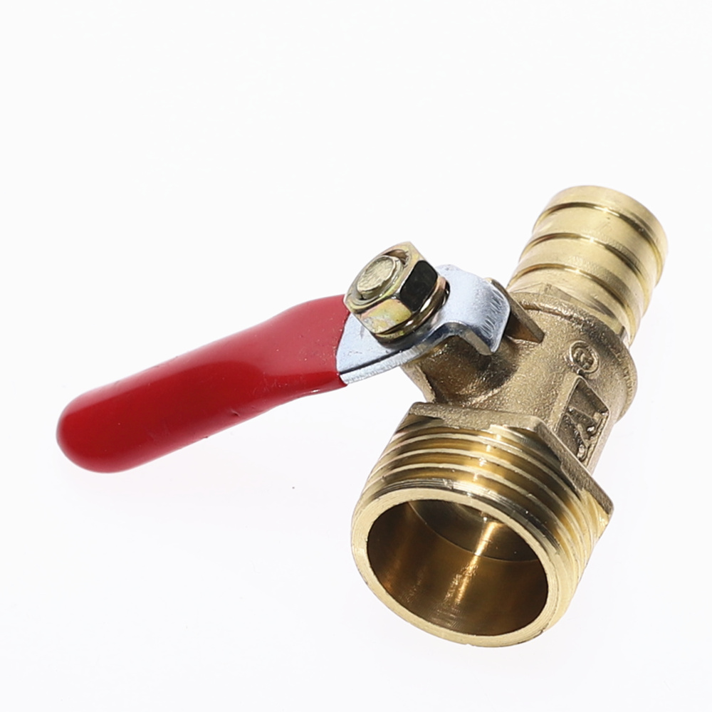 Van Cầu 4-12Mm Hose Barb 1/8 ''1/2'' 1/4 ''Nam Đầu Nối Khớp Ống Đồng lắp Ghép Nối Adapter
