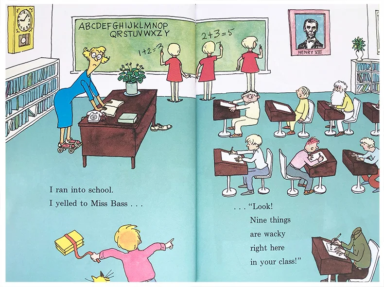 หนังสือ 5 เล่ม/ชุดกรณีคลาสสิกของ Dr. Seuss เด็กสนุกน่าสนใจหนังสือภาพภาษาอังกฤษ 3-11 ปีเด็กการเรียนรู้ของเล่น