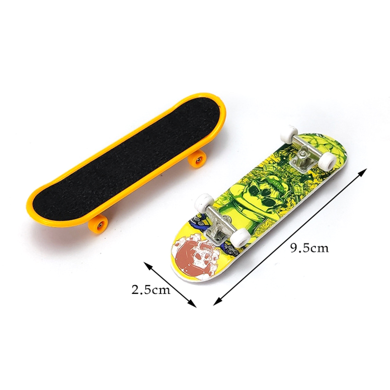 3 PCS Fingerboard Finger Scooter Mini Skateboard Deck Alloy/Plastic Antistress Tech Bracket Desktop Panel Non Toys Training