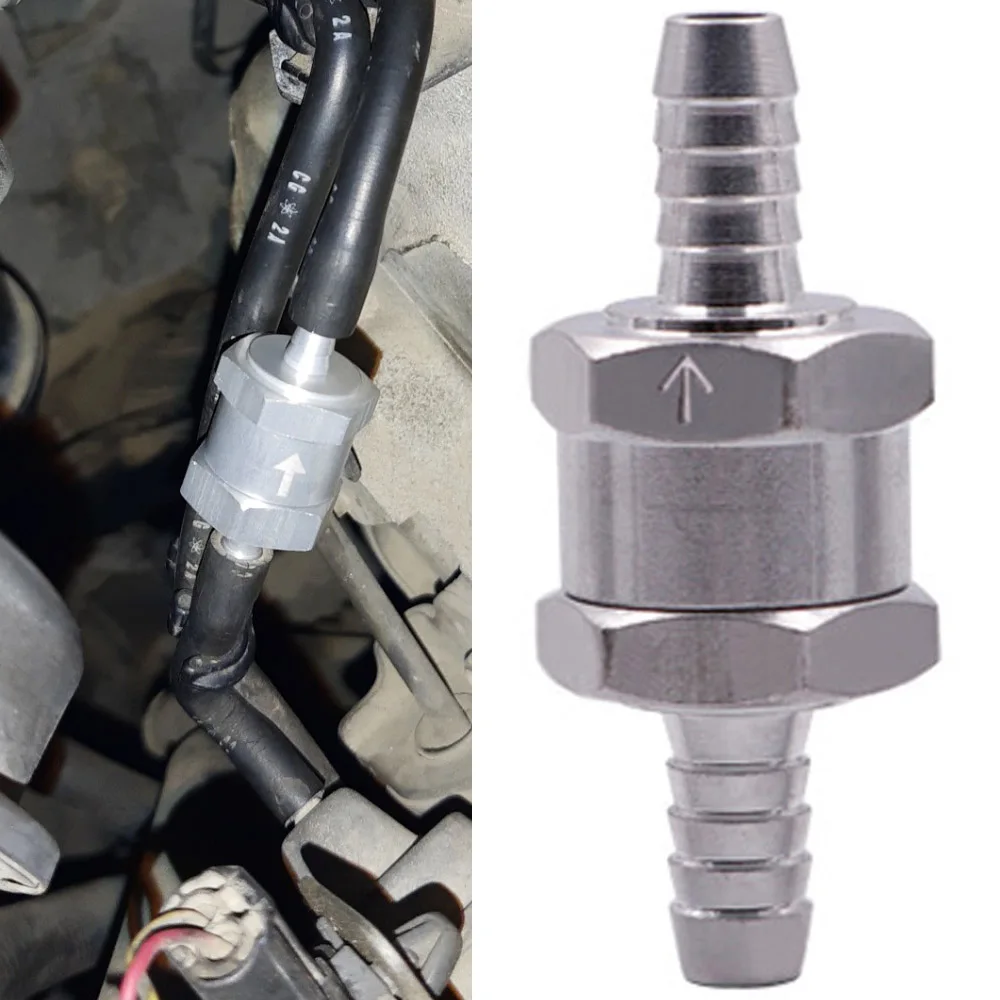 Nhiên Liệu Không Trở Về Kiểm Tra Van 6/8/10/12Mm Hợp Kim Nhôm Xăng Dầu Diesel Nước Nhiên Liệu Dòng một Trong Những Cách Cho Xe Đạp Peugeot Renault