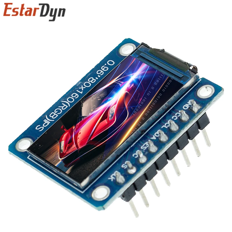 HD 65K Màn Hình TFT 0.96 Inch Ips LCD Màn Hình Ổ IC ST7735S 3.3V 160X80 Giao Diện SPI cho Arduio Full Màn Mô Đun