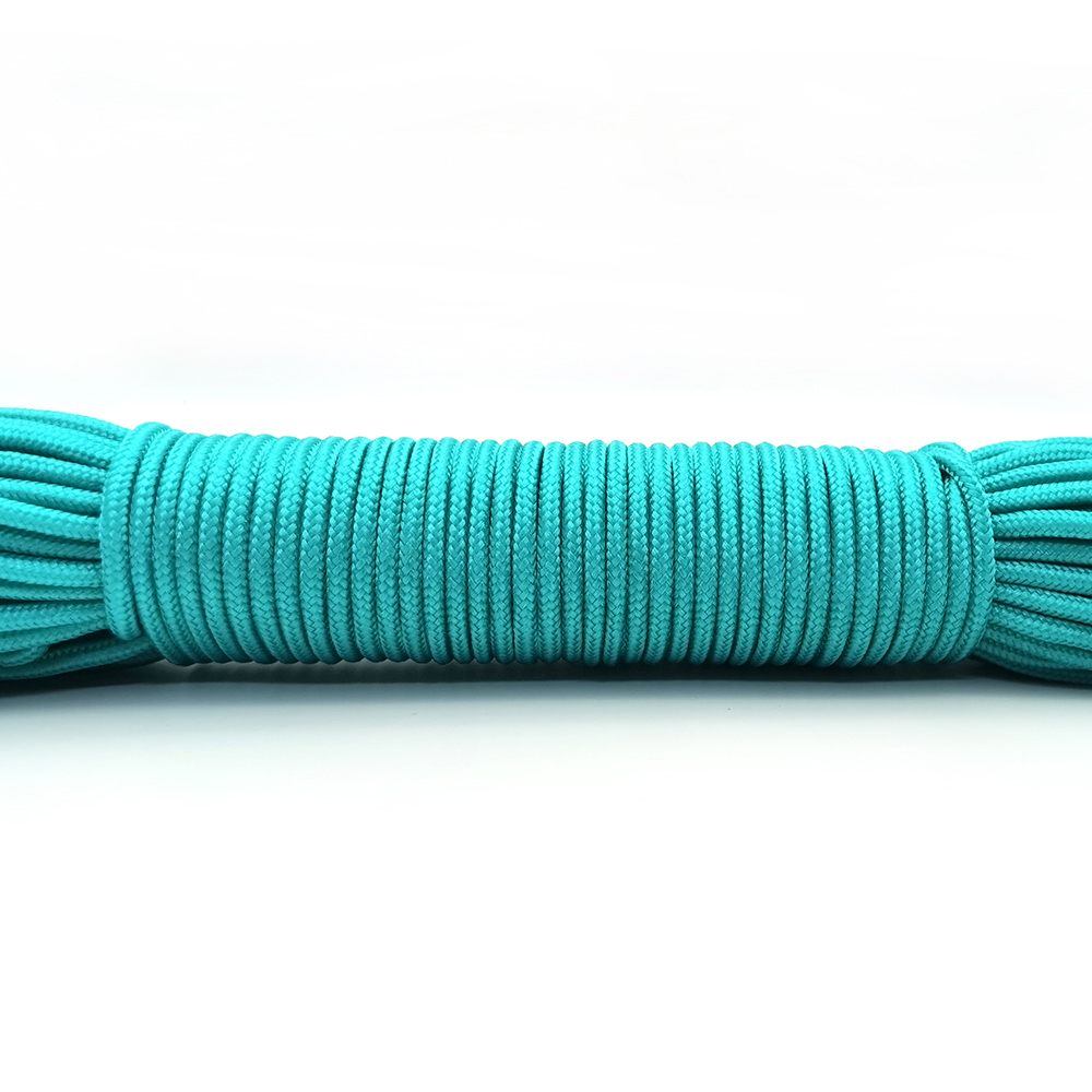 3 mm Paracord-Lanyard-Seil, Fallschirmschnur, Wandern, Camping, Wäscheleine, taktisches Armband, Zubehör, Armband, ein Kern, 100 Fuß, 328 Fuß