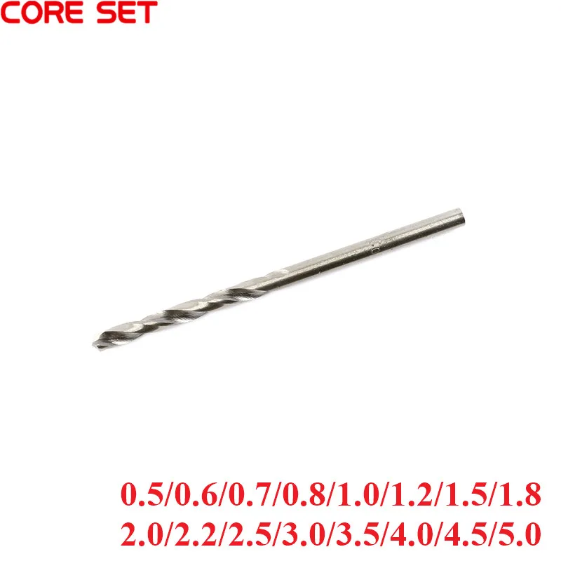 Bộ 5 0.5MM-5MM Coban Thép Không Gỉ Vặn Khoan Máy Khoan Điện Quay Dụng Cụ Điện Cho Coban-Chứa 0.8/1.0/1.2/1.5MM