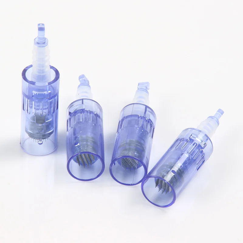 Bộ 50 Tiệt Trùng Mesoterapia Lưỡi Lê A6 Kim Hộp Mực 12pin/36pin Cho Derma Bút Máy Bộ Sản Phẩm Làm Đẹp Microneedling