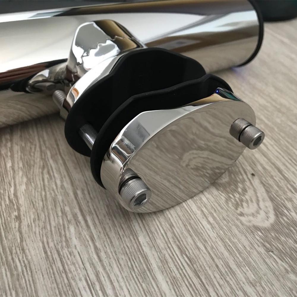 316 Stainless Steel Rod Holder Elliptical base Suitable for 43-51mm Tube