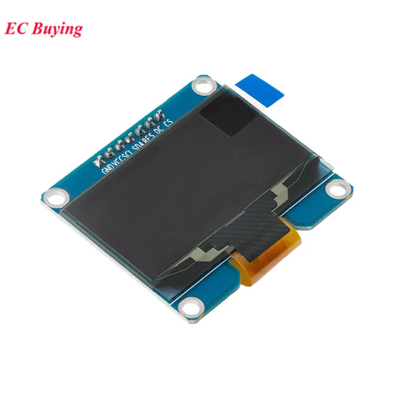 Módulo OLED de 1,54 pulgadas, pantalla LCD de 1,54 ", módulo de pantalla LED 128*64 SSD1309 interfaz SPI/IIC I2C para Arduino de 4 pines y 7 pines