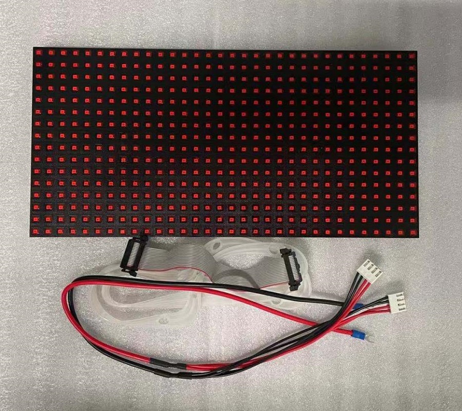 Spezielle angebot Red P10 SMD Einzelne rote outdoor led-modul HUB12 Interface definition 320*160MM