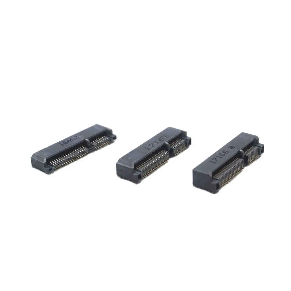 10PCS MINI PCIE PCI-E Connector Msata Socket 52PINS Height: 4.0MM 5.2MM 5.7MM 6.7MM 8.0MM 9.0MM