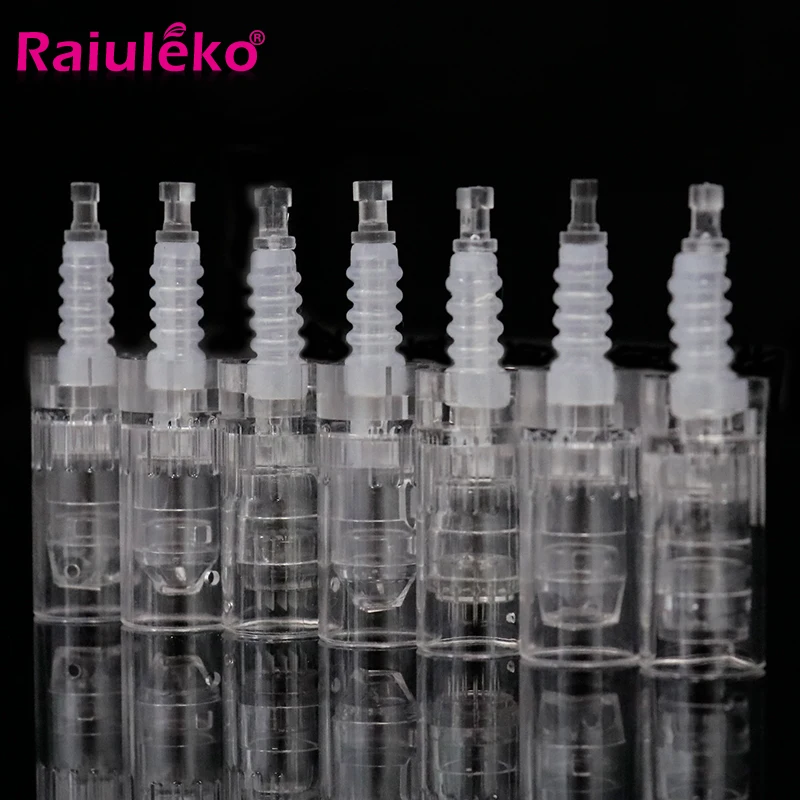 100/50/20/10pcs สกรู Bayonet เปลี่ยนตลับหมึกสําหรับ Dr.imp ปากกา Micro เข็ม 9 Pin/12 Pin/36 pin/3D/5D nano Micro Nano เข็ม