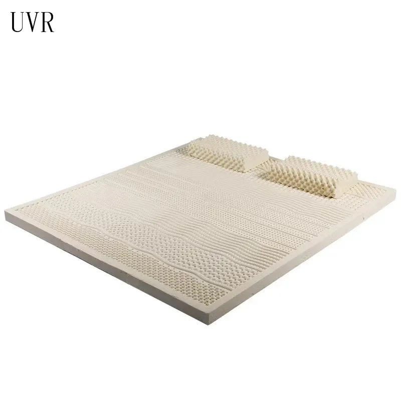 UVR Chất Lượng Cao 100% Cao Su Thiên Nhiên Tất Nam Đệm Đàn Hồi Chậm, Khách Sạn Đặc Biệt Đơn Nệm Đôi Với Trắng Bên Trong Bao Da