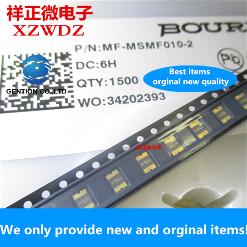 Bộ 50 100% Orginal 1812 SMD Resettable Cầu Chì PPTC 60V 0.1A 100MA MF-MSMF010-2