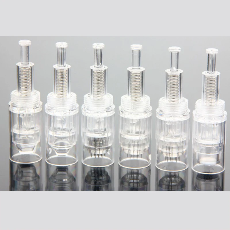 100/50/20/10pcs สกรู Bayonet เปลี่ยนตลับหมึกสําหรับ Dr.imp ปากกา Micro เข็ม 9 Pin/12 Pin/36 pin/3D/5D nano Micro Nano เข็ม