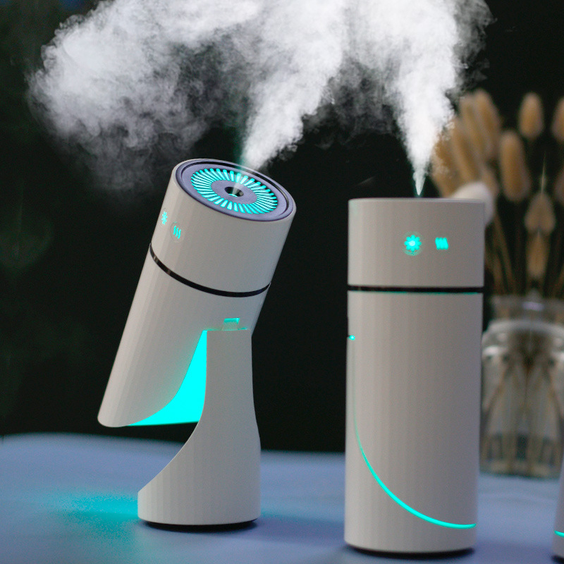 Humidificador de aire inalámbrico de 260ML, difusor de aromaterapia con USB, batería recargable de 1000mAh, máquina de niebla ultrasónica silenciosa