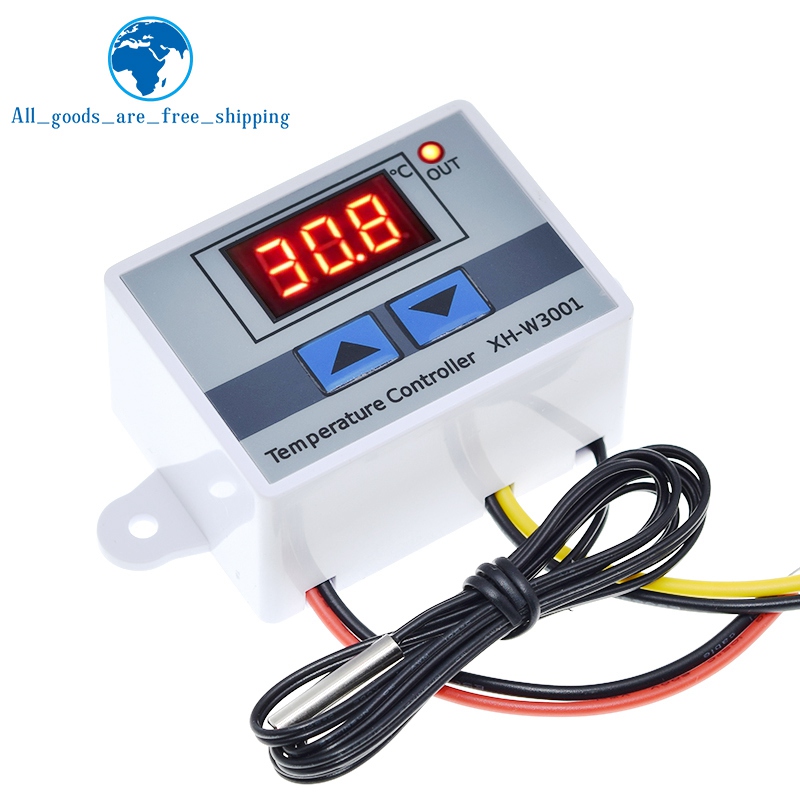 W3001 110 В 220 В 12 В 24 В цифровой регулятор температуры термостат терморегулятор аквариумный инкубатор водонагреватель регулятор температуры