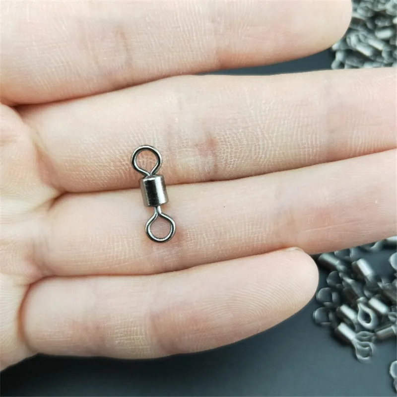 50 Cái/lốc Câu Cá Xoay Kích Cỡ 2-14 # Inox Chắc Chắn Kết Nối Bi Ốp Câu Cá Xoay Cán Hạt phụ Kiện