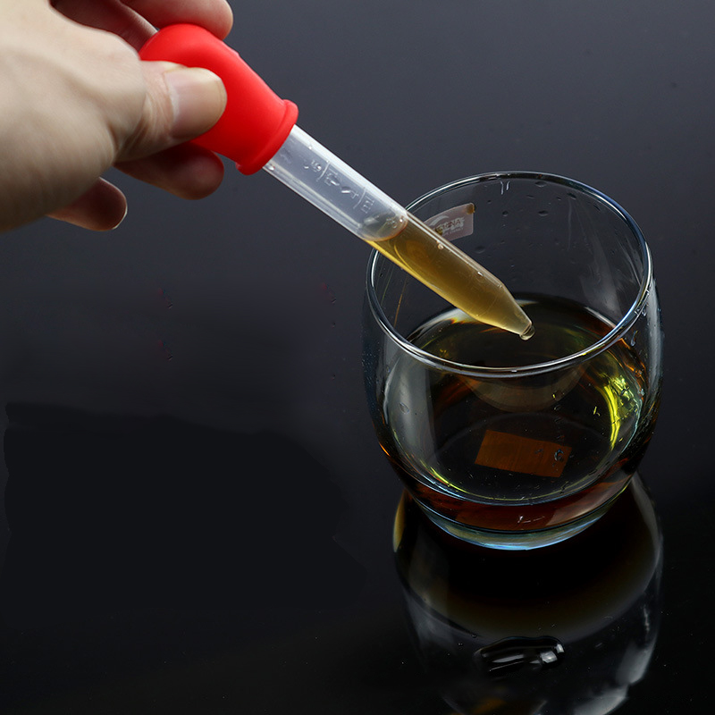 5ml ฟางซิลิโคนฟางหยดเด็ก Anti-choke Feeding ยาฟางขนาดโรงเรียนห้องปฏิบัติการอุปกรณ์ทดลอง