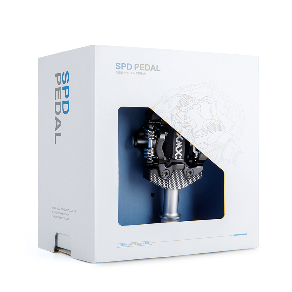 Pedal Sepeda Tanpa Jepit Sepeda Mengunci Sendiri untuk Sistem SPD MTB/Pedal Sepeda Aluminium Jalan Pedal Kunci Bantalan Tertutup CR-MO