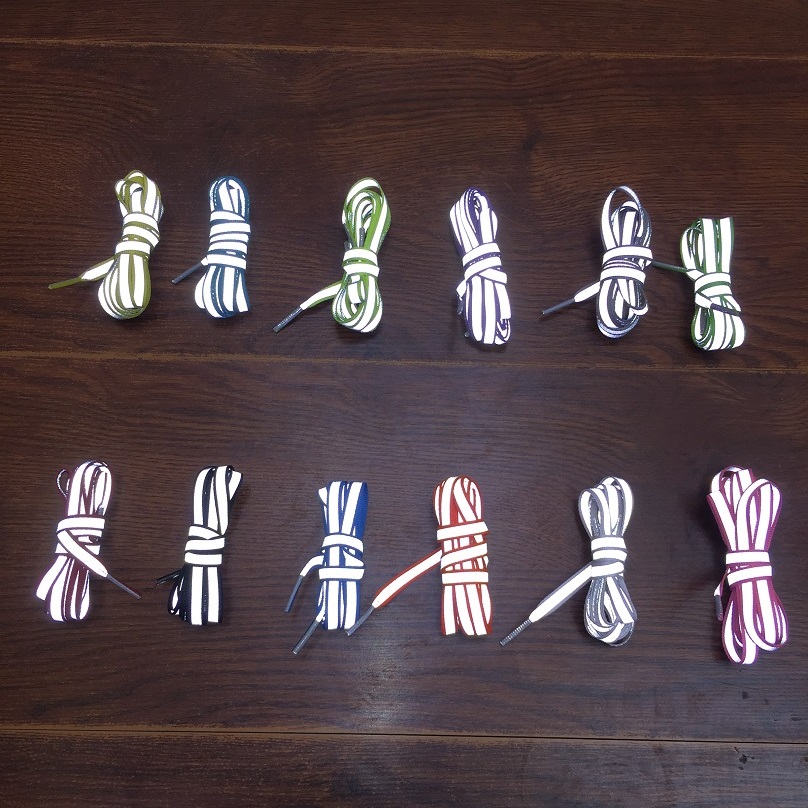 120cm Length Fluorescent Reflective Shoelaces Sports Warning Shoelace Multicolor
