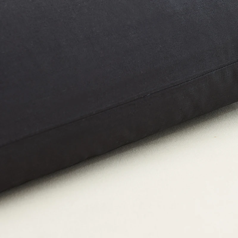 Funda de almohada de algodón, funda de almohada de Color sólido, ropa de cama, funda de almohada negra, funda de almohada personalizada, 40x60, 40x70, 50x70