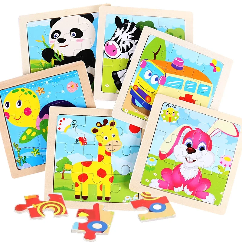 9 Chiếc Nhỏ Kích Thước Đồ Chơi Xếp Hình Bằng Gỗ Montessori Đồ Chơi Bộ Ghép Hình Cho Bé 3D Bảng Ghép Hình Trò Chơi Đồ Chơi Giáo Dục Cho Trẻ Em Quà Tặng