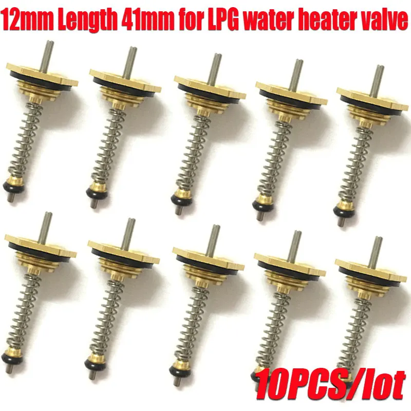 10 Chiếc Chất Lượng Cao Mới Gas Van Nước Đầu Kẹp 12 Mm Chiều Dài 41 Mm Cho LPG Nước Van
