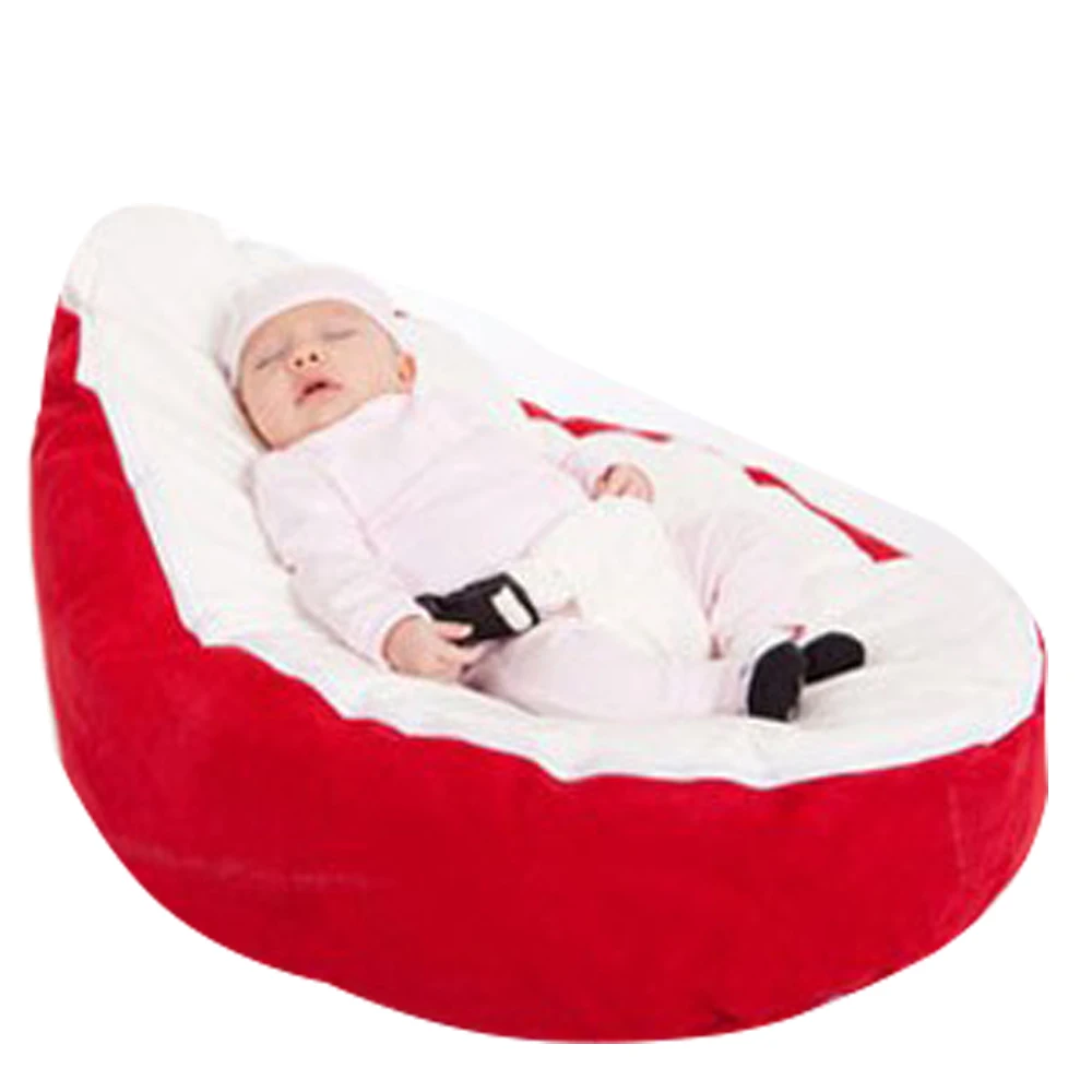Levmoon Vừa Đậu Túi Ghế Trẻ Em Giường Ngủ Gấp Di Động Con Sofa Zac Mà Không Chất Độn