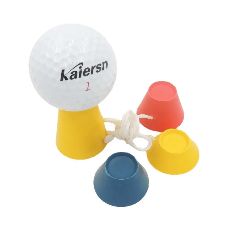 Diferentes Heights Rubber Golf Tees, Golf Tees, Motorista, Casa, Bola de Faixa, Treinamento, Prática, Esportes ao ar livre, 4 em 1, Inverno