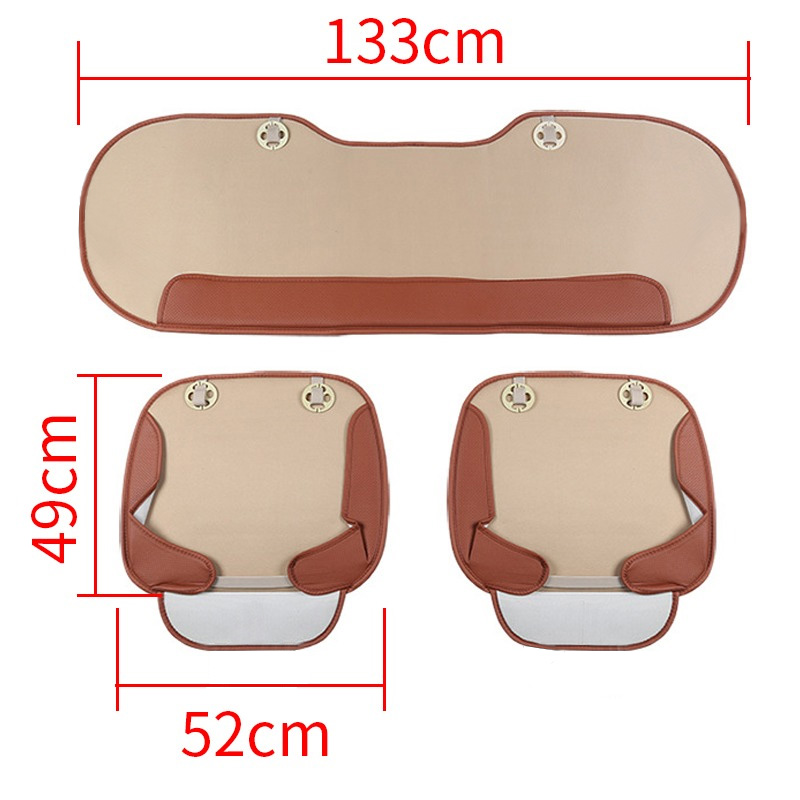 SEAMETAL หนังที่รองเบาะรถยนต์สำหรับสัตว์เลี้ยงเบาะรถ Four Seasons รถยนต์ที่นั่ง Universal Pad Mats Protector สำหรับที่นั่งรถ